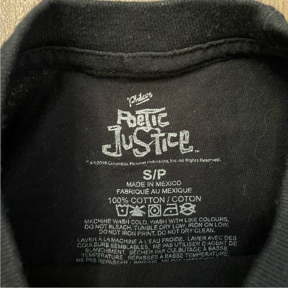 Poetic Justice Tupac Graphic Tee Shirt (S) - Picture 6 of 6